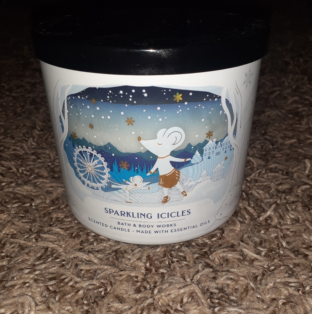 Sparkling Icicles Candle